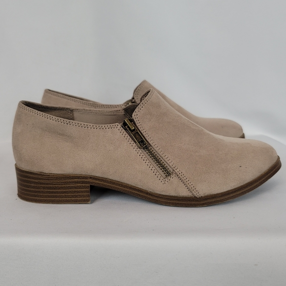 American Eagle Outfitters Shoes - American Eagle Dara Double Zip Faux Tan Suede